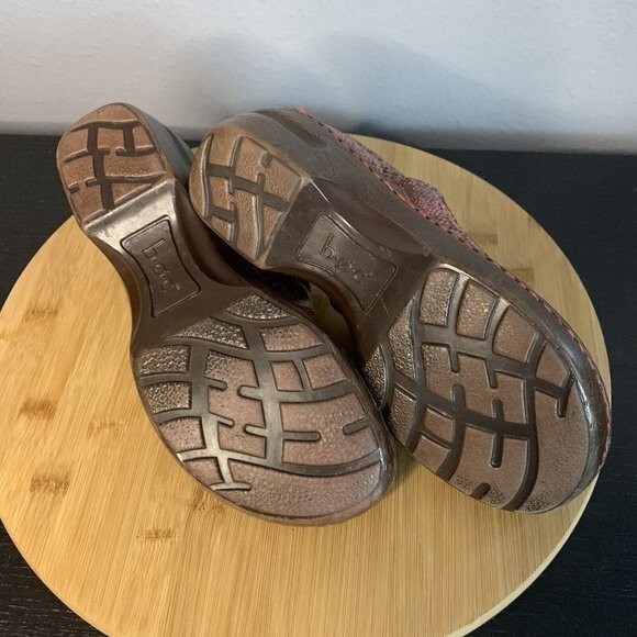 B.O.C. BY BORN WOMENS CLOGS SLIP ON SNAKESKIN PRINT CASUAL COMFORT SHOES SZ 6m - Picture 9 of 11